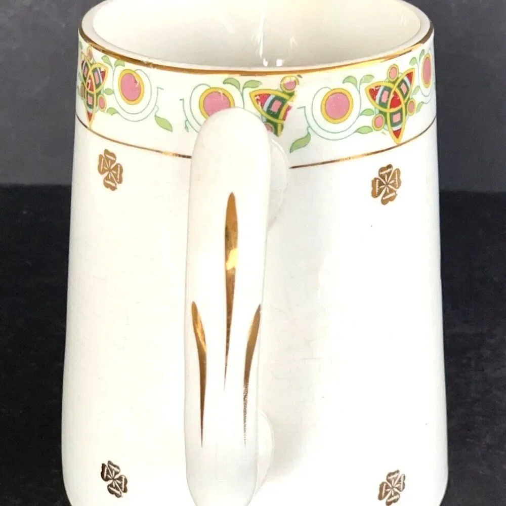 Antique Art Deco Pitcher Edwin M. Knowles Art Pottery 5.5